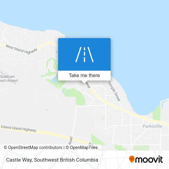 Castle Way map