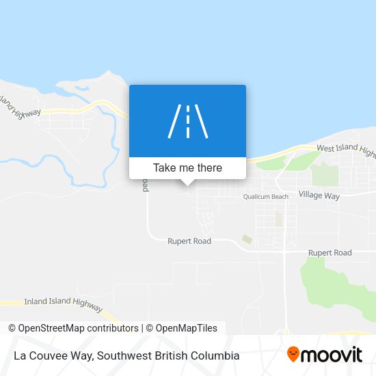 La Couvee Way map