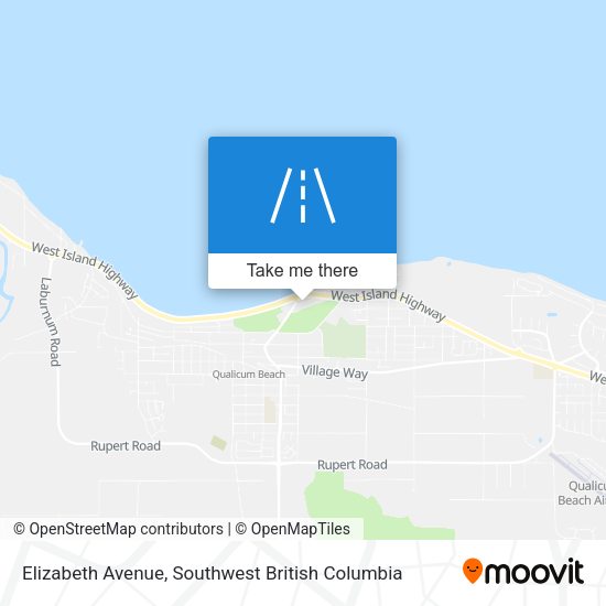 Elizabeth Avenue map