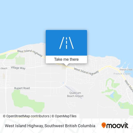 West Island Highway map