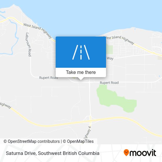 Saturna Drive map