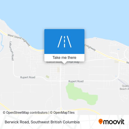 Berwick Road map