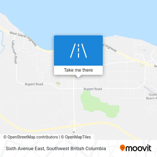 Sixth Avenue East map
