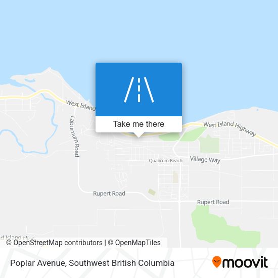 Poplar Avenue map