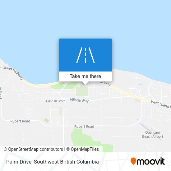 Palm Drive map