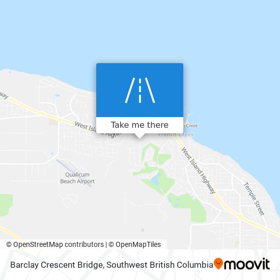 Barclay Crescent Bridge map