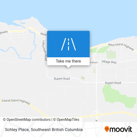 Schley Place map