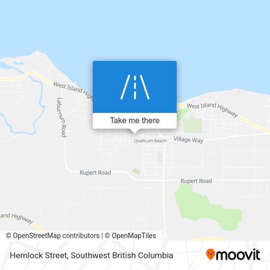 Hemlock Street map