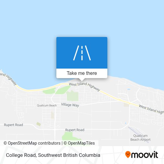 College Road map
