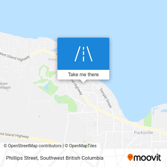 Phillips Street map