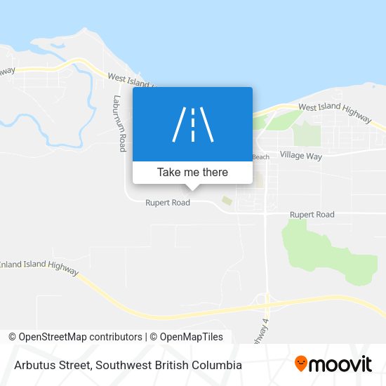 Arbutus Street map