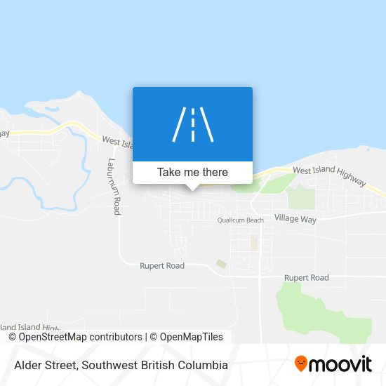 Alder Street map