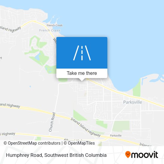 Humphrey Road map