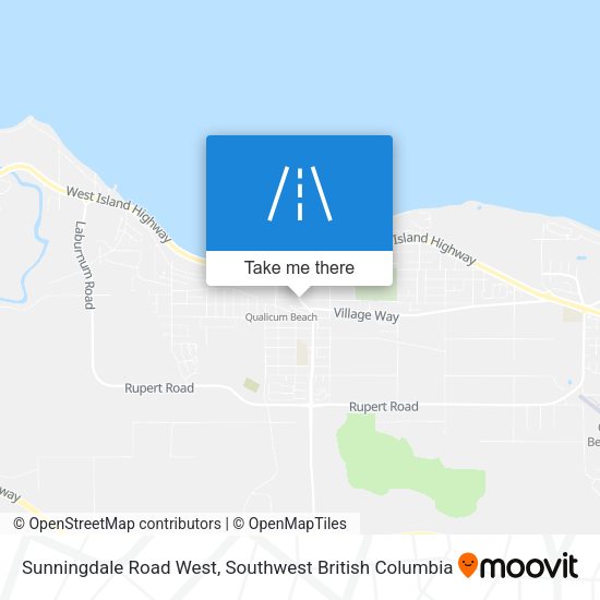 Sunningdale Road West map