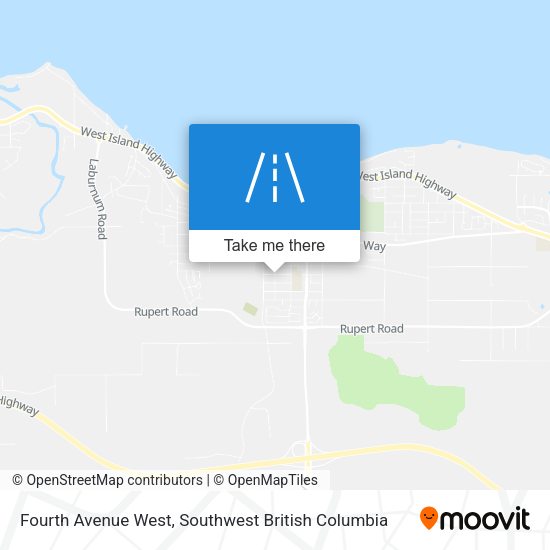 Fourth Avenue West map