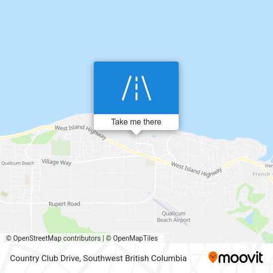 Country Club Drive map