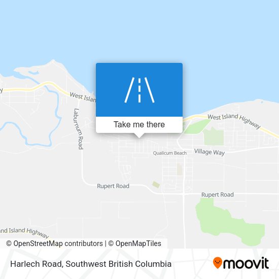 Harlech Road map