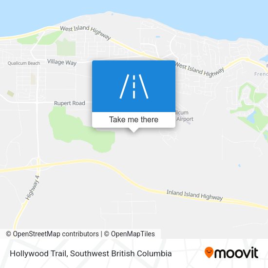 Hollywood Trail map