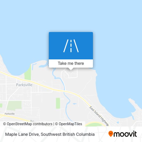 Maple Lane Drive map