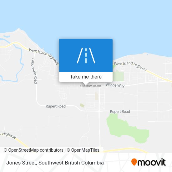 Jones Street map