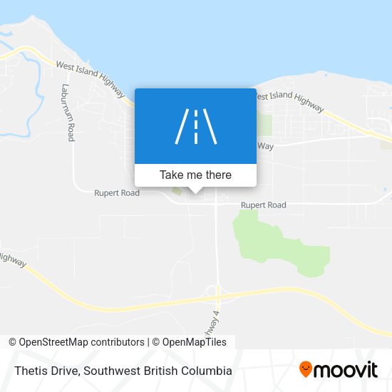 Thetis Drive map