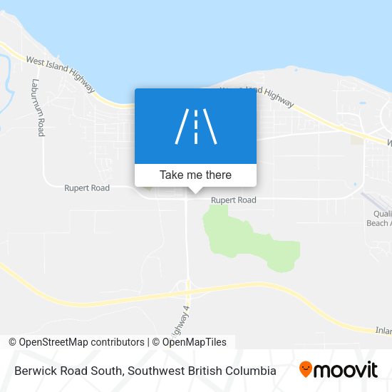Berwick Road South map