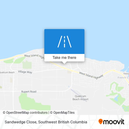 Sandwedge Close map
