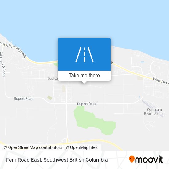 Fern Road East map