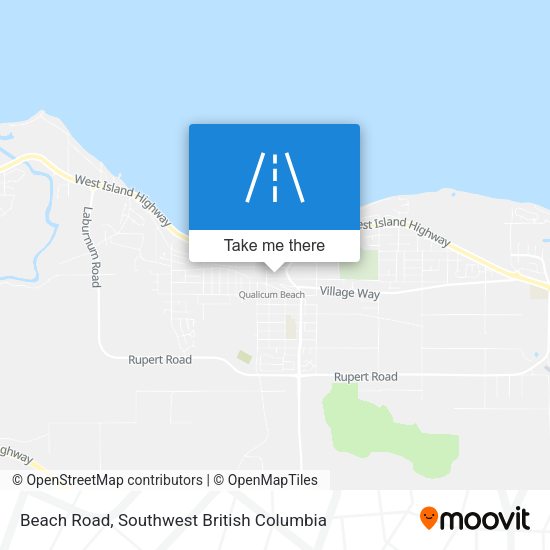Beach Road map