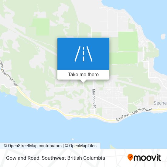 Gowland Road map