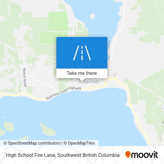 High School Fire Lane plan