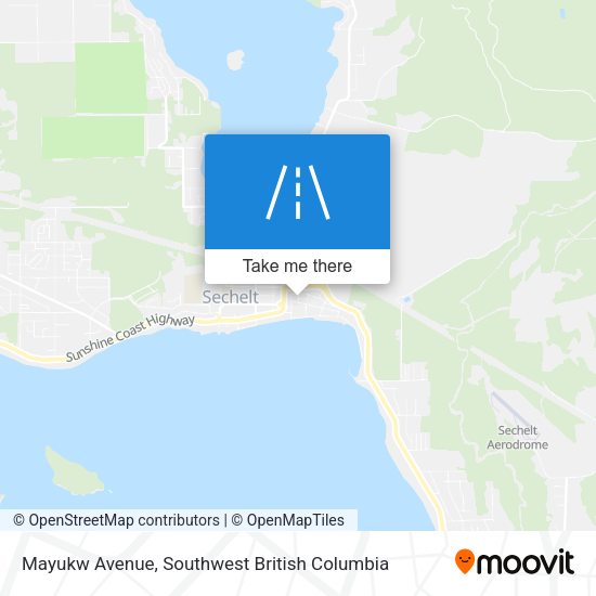 Mayukw Avenue map