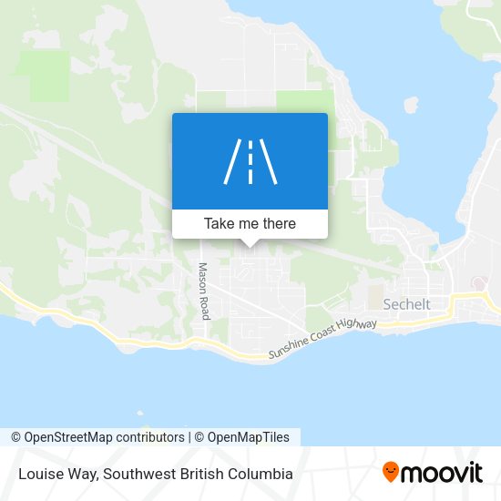 Louise Way map