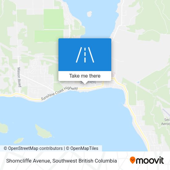 Shorncliffe Avenue map