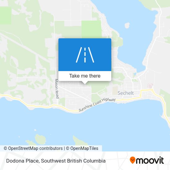 Dodona Place map