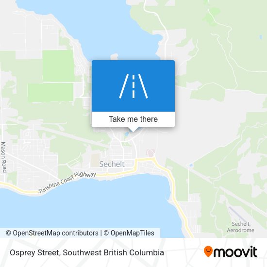 Osprey Street map