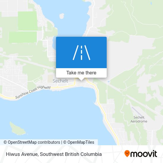 Hiwus Avenue map