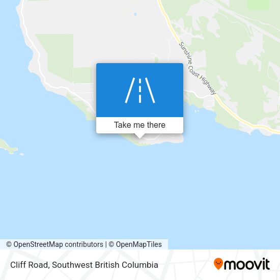 Cliff Road map