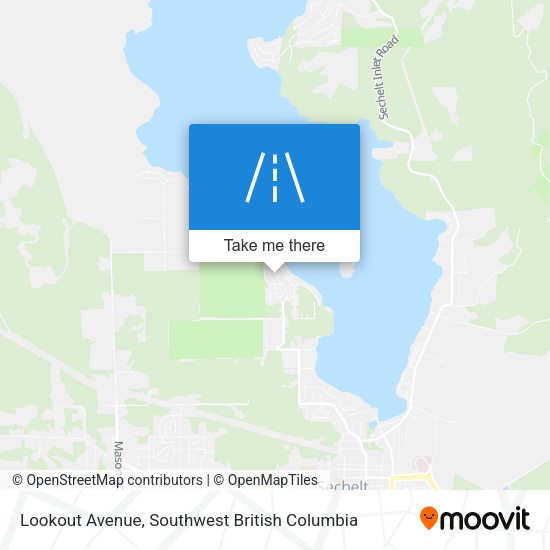 Lookout Avenue map