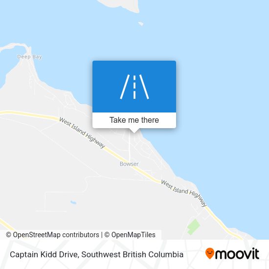 Captain Kidd Drive map