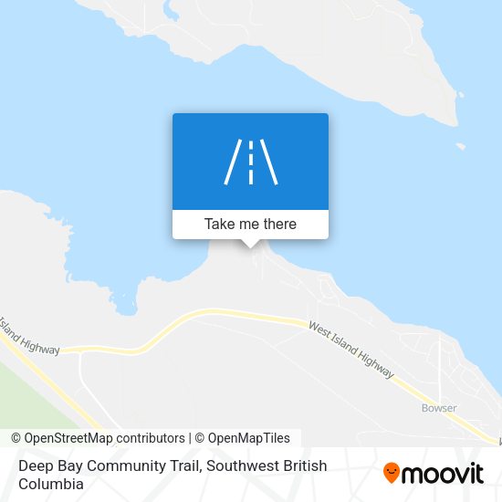 Deep Bay Community Trail map