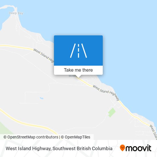 West Island Highway map