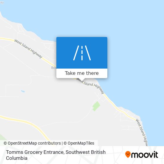 Tomms Grocery Entrance map