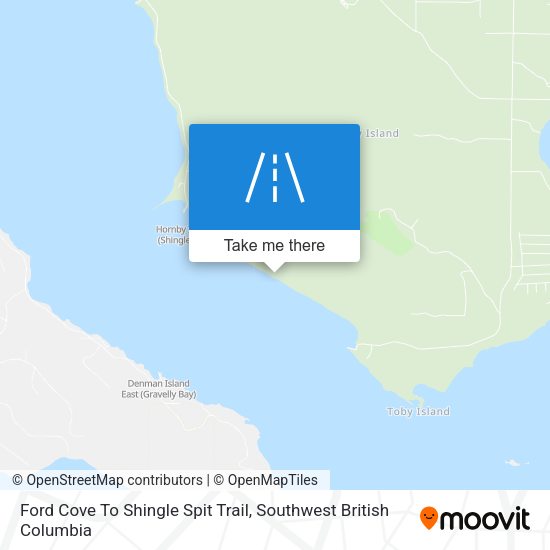Ford Cove To Shingle Spit Trail map