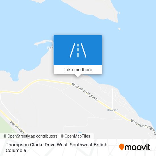 Thompson Clarke Drive West map