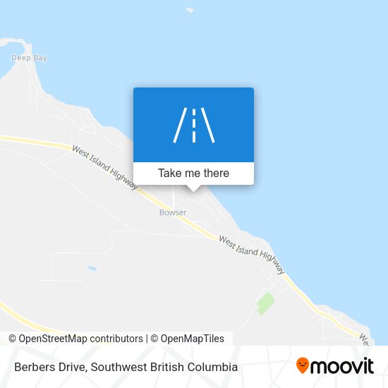 Berbers Drive map