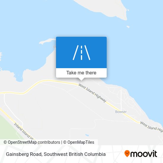 Gainsberg Road map