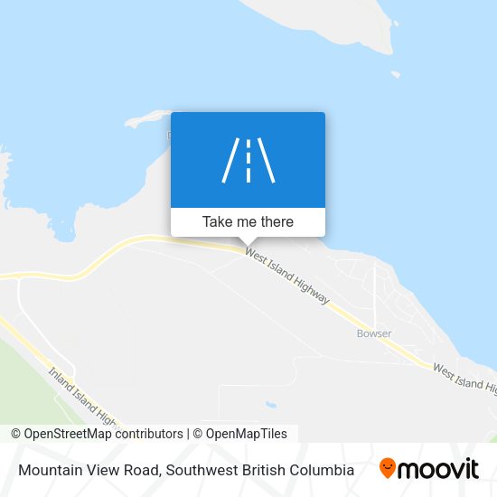 Mountain View Road map