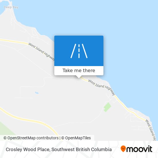 Crosley Wood Place map