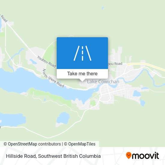 Hillside Road map